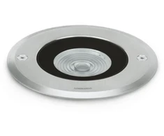 9W LED įleidžiamas į žemę šviestuvas CNC 120 T, pilkas, 3000K, 60°