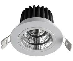 9W LED įleidžiamas šviestuvas WEST, baltas, 3000K