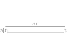 9W LED lempa LED2B, T8, 60cm, 4000K