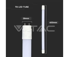 <p>9W LED lempa V-TAC, T8, 4000K, 60cm, SAMSUNG SMD lustas</p>