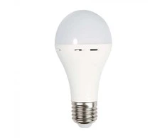 V-tac 9W LED lemputė, E27, su baterija, 4000K