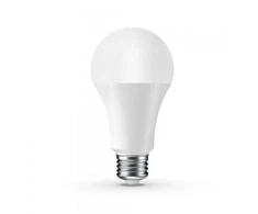 Bikuva.lt 9W LED lemputė V-TAC, E27, A60, plastikas, RGB+6000K (šaltai balta), suderinama su AMAZON alexa ir GOOGLE home