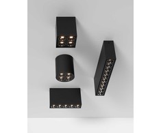 9W LED lubinis šviestuvas INVISIBLE, juodas, 3000K, dimeriuojamas, P3980201NDP