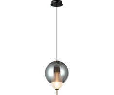 9W LED pakabinamas šviestuvas ADOL, juodos/dūmų/baltos/bronzos sp., 3000K, 4326600