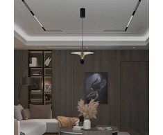 V-tac 9W LED pakabinamas šviestuvas, juodos/aukso sp., 3000K
