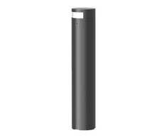 9W LED pastatomas lauko šviestuvas BOLLARD 180, juodas, 4000K, 120°x50°, IP66