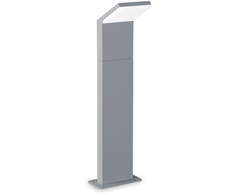 8,5W LED pastatomas lauko šviestuvas STYLE, pilkas, 4000K, IP54, 322544