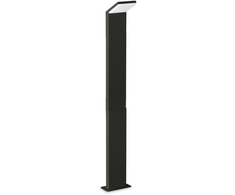 8,5W LED pastatomas lauko šviestuvas STYLE, juodas, 3000K, IP54, 322230
