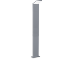 8,5W LED pastatomas lauko šviestuvas STYLE, pilkas, 3000K, IP54, 322384