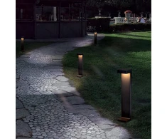 9W LED pastatomas šviestuvas QUADRO, juodas, 3000K, 4226400