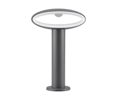 9W LED pastatomas šviestuvas V-TAC, 3000K, IP54, tamsiai pilkas, aukštis 30cm
