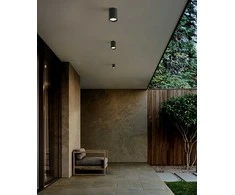 Lubinis šviestuvas 9W LED paviršinis fasado šviestuvas CERVIA 4K, juodas, 4000K