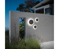 Sieninis šviestuvas Ideal Lux 9W LED sieninis fasado šviestuvas PUNTO, antracito sp., 3000K, IP54, 313511