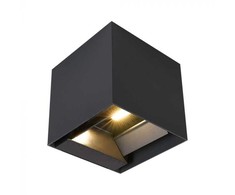Sieninis šviestuvas V-tac 9W LED sieninis įkraunamas šviestuvas su saulės baterija ir judesio davikliu, tamsiai pilkas, 3000/4000/5000K, IP65