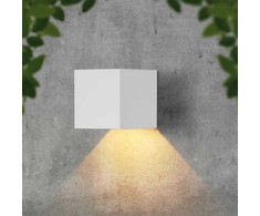 Sieninis šviestuvas V-tac 9W LED sieninis įkraunamas šviestuvas su saulės baterija ir judesio davikliu, baltas, 3000/4000/5000K, IP65