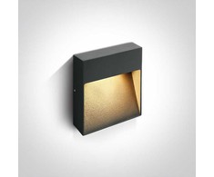 9W LED sieninis šviestuvas, antracito sp., 3000K, 67360A/AN/W