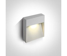 9W LED sieninis šviestuvas, baltas, 3000K, 67360A/W/W