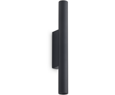 9W LED sieninis šviestuvas LOOK, juodas, 3000K, šviečia į viršų ir į apačią, 370651