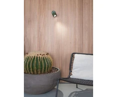 9W LED sieninis šviestuvas NOA 50 WALL, antracito sp., 3000K, 60°, IP66, dimeriuojamas