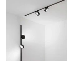 Pakabinamas šviestuvas Ideal Lux Magnetinis šviestuvas Ego Track Flat Single 09W 3000K On-Off Bk
