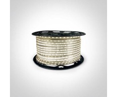 9W/m LED juosta, 230V, 3000K, IP65, 50m ritė, 7860/W