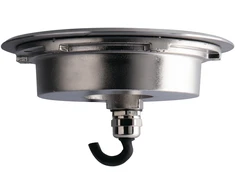9x2W LED įleidžiamas į grindinį šviestuvas CROWN, plieno sp., RGB, dimeriuojamas, IP68