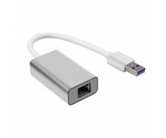 Adapteris LAN / USB-A, sidabro sp.