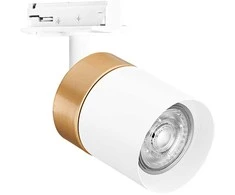 Akcentinis šviestuvas į vienfazį bėgelį TRACKLIGHT SPOT, GU10, baltos/aukso sp.