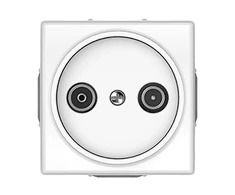 Antenos lizdas (TV+R) VILMA STANDARD ST 150 be rėmelio, galinis, baltas