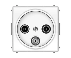 Antenos lizdas (TV+R+SAT) VILMA STANDARD ST 150 be rėmelio, galinis, baltas