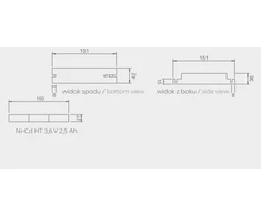 Bikuvalt Avarinis modulis PRIMUS LED D4/A 2h MT + NiCd 3xC 3,6V 2,5Ah, skirtas LED panelėms 24-48VDC