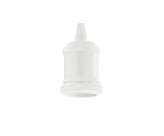 Ideal Lux Bulb holder ACCESSORI, E27, baltas