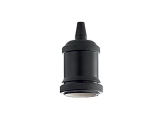 Ideal Lux Bulb holder ACCESSORI, E27, juodas