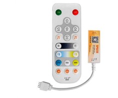 CCT LED juostų SMART valdiklis su nuotolinio valdymo pulteliu, 5-24V