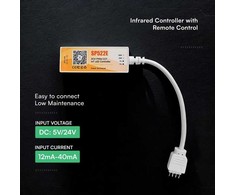 CCT LED juostų SMART valdiklis su nuotolinio valdymo pulteliu, 5-24V