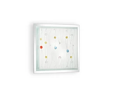 Lubinis šviestuvas Ideal Lux Ceiling lamp with 2 lights OCEAN, E27, juodas