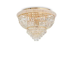 Lubinis šviestuvas Ideal Lux Ceiling lamp with 24 lights DUBAI, E14, juodas