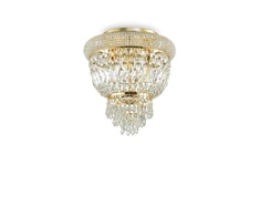 Lubinis šviestuvas Ideal Lux Ceiling lamp with 3 lights DUBAI, E14, juodas