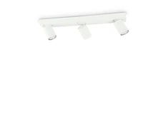 Lubinis šviestuvas Ideal Lux Ceiling lamp with 3 lights RUDY, GU10, baltas