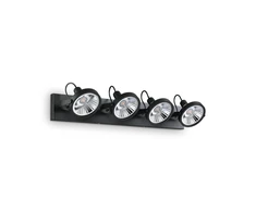 Sieninis šviestuvas Ideal Lux Ceiling lamp with 4 lights GLIM, GU10, chrome