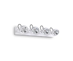 Lubinis šviestuvas Ideal Lux Ceiling lamp with 4 lights GLIM, GU10, chrome