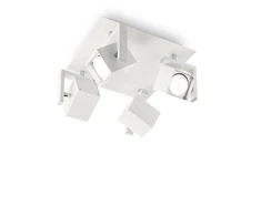 Lubinis šviestuvas Ideal Lux Ceiling lamp with 4 lights MOUSE, GU10, chrome