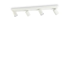 Lubinis šviestuvas Ideal Lux Ceiling lamp with 4 lights RUDY, GU10, baltas