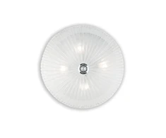 Lubinis šviestuvas Ideal Lux Ceiling lamp with 4 lights SHELL, E27, transparent