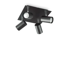 Lubinis šviestuvas Ideal Lux Ceiling lamp with 4 lights SPOT, GU10, juodas