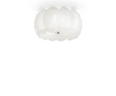 Lubinis šviestuvas Ideal Lux Ceiling lamp with 5 lights OVALINO, E27, baltas