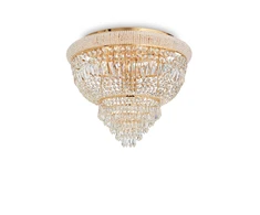 Lubinis šviestuvas Ideal Lux Ceiling lamp with 6 lights DUBAI, E14, juodas