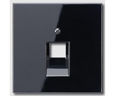 Dangtelis tel./komp. lizdo LS969-1UASW, juodas