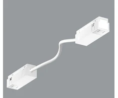 Bikuva.lt Dvigubas elektrinis sujungimas INSIGHT magnetinių sistemų kampinėms jungtims, su 12,5cm ilgio laidu, baltas