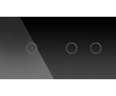 Dvivietė vienpolė/dvipolė panelė 1G 2G, juoda, SPEC